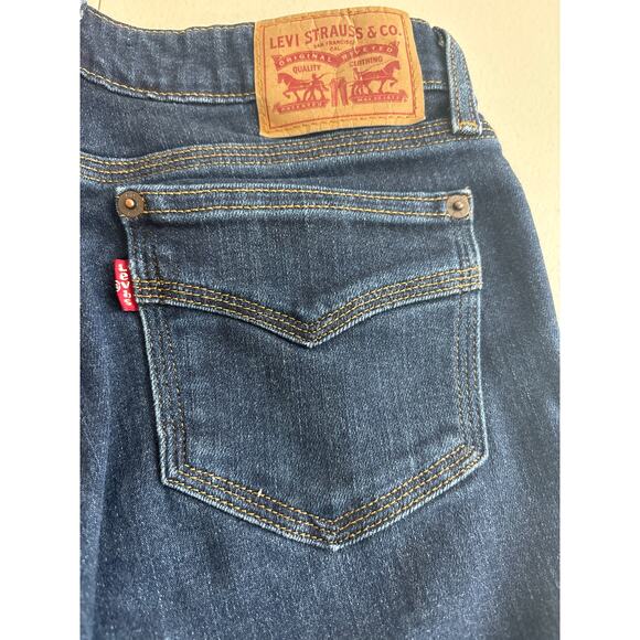 Levi’s 715 Bootcut Red Tag Dark Blue Wash Size 27 - Picture 7 of 12